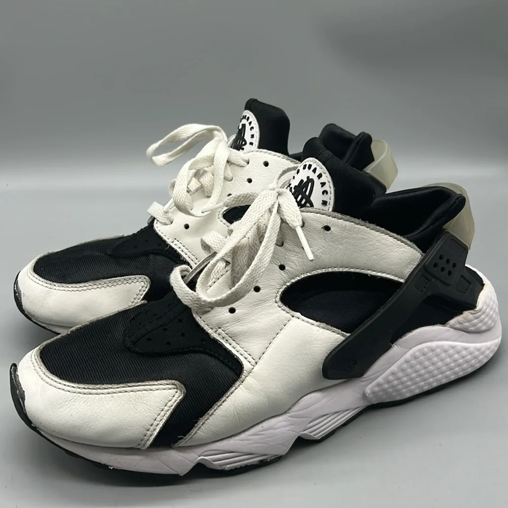 Nike Mens Size 9 Air Huarache OG Orca White Black Oreo Shoes Sneakers